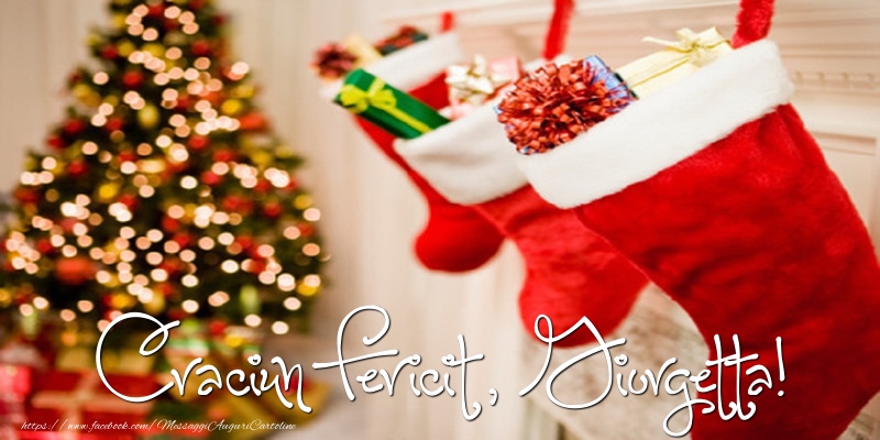 Cartoline di Natale - Albero Di Natale & Regalo | Buon Natale, Giorgetta!