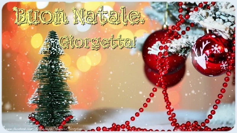 Cartoline di Natale - Albero Di Natale | Buon Natale. Giorgetta
