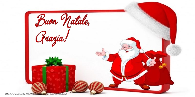  Cartoline di Natale - Babbo Natale & Palle Di Natale & Regalo | Buon Natale, Grazia