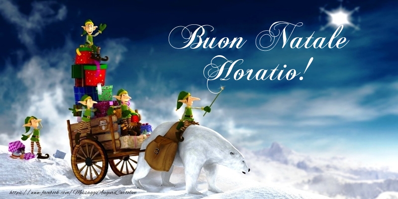 Cartoline di Natale - Buon Natale Horatio!