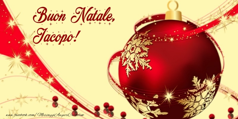  Cartoline di Natale - Palle Di Natale | Buon Natale, Jacopo
