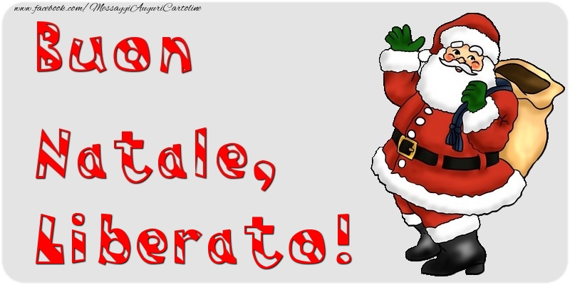  Cartoline di Natale - Babbo Natale & Regalo | Buon Natale, Liberato