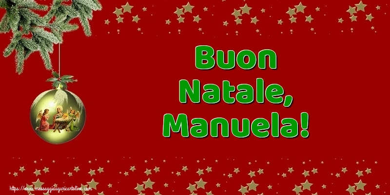 Cartoline di Natale - Palle Di Natale | Buon Natale, Manuela!
