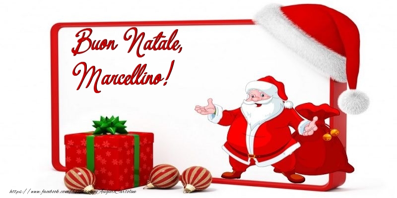  Cartoline di Natale - Babbo Natale & Palle Di Natale & Regalo | Buon Natale, Marcellino