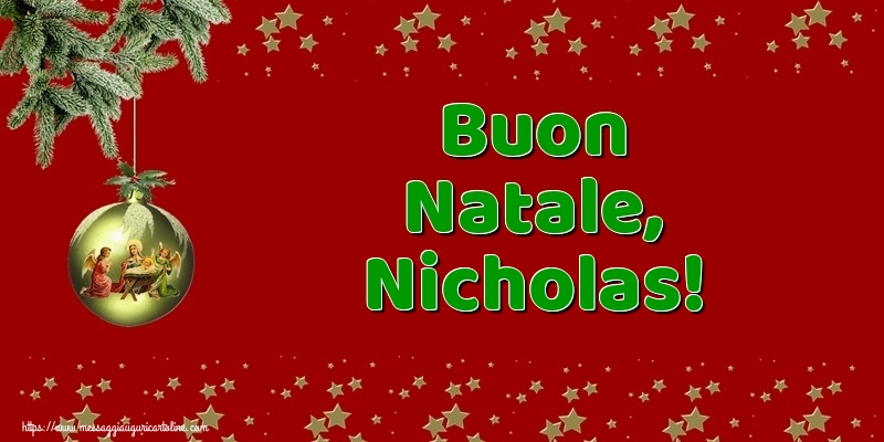  Cartoline di Natale - Palle Di Natale | Buon Natale, Nicholas!