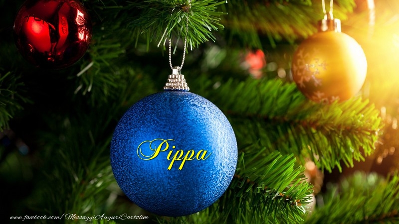 Cartoline di Natale - Palle Di Natale | Pippa