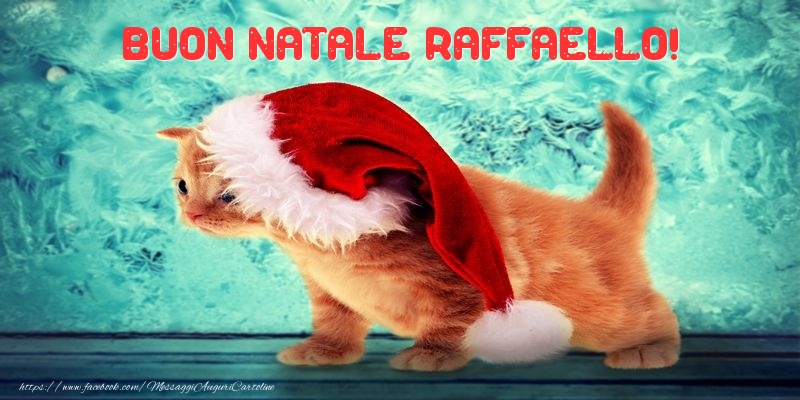 Cartoline di Natale - Animali & Babbo Natale | Buon Natale Raffaello!
