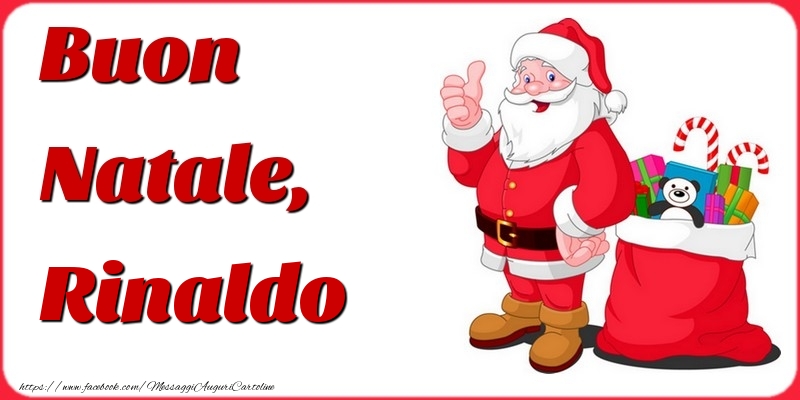 Cartoline di Natale - Babbo Natale | Buon Natale, Rinaldo
