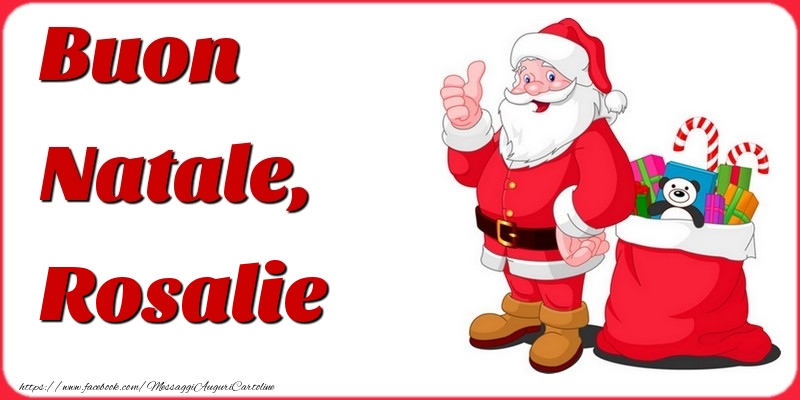 Cartoline di Natale - Babbo Natale | Buon Natale, Rosalie