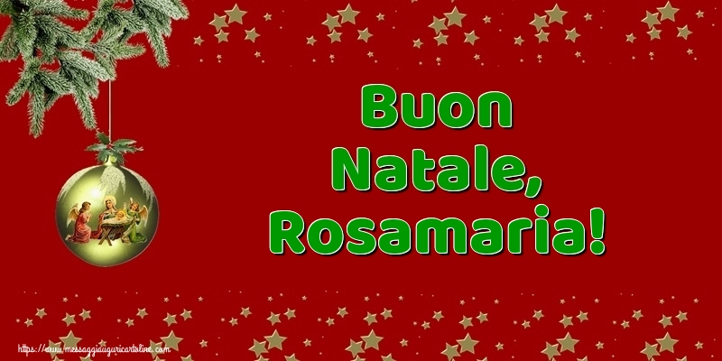 Cartoline di Natale - Palle Di Natale | Buon Natale, Rosamaria!