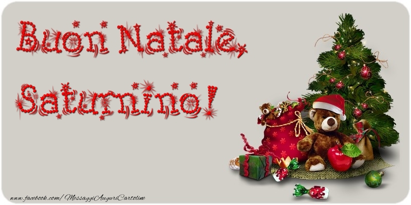  Cartoline di Natale - Albero Di Natale & Animali & Regalo | Buon Natale, Saturnino