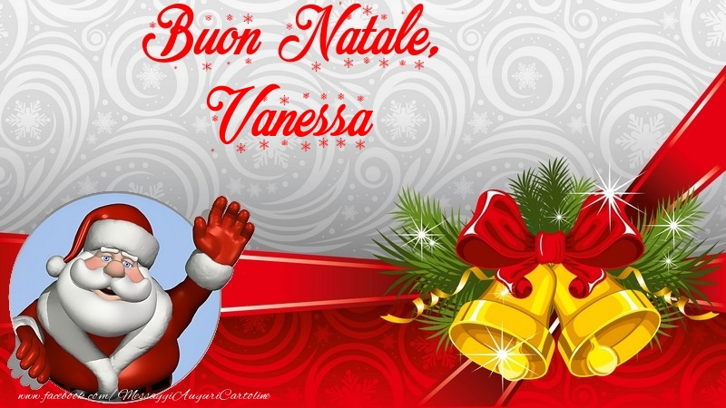  Cartoline di Natale - Babbo Natale & Fiori | Buon Natale, Vanessa