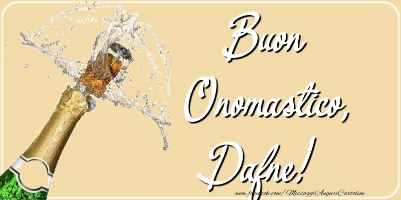  Cartoline di onomastico - Champagne | Buon Onomastico, Dafne