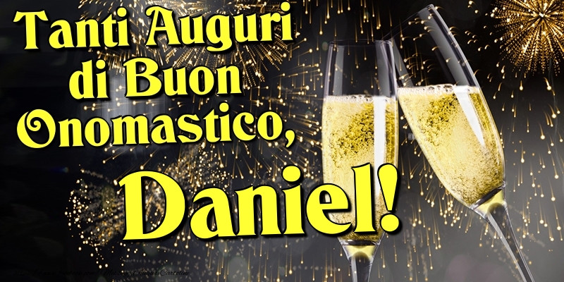  Cartoline di onomastico - Champagne | Tanti Auguri di Buon Onomastico, Daniel