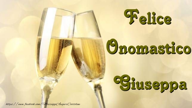  Cartoline di onomastico - Champagne | Felice Onomastico Giuseppa