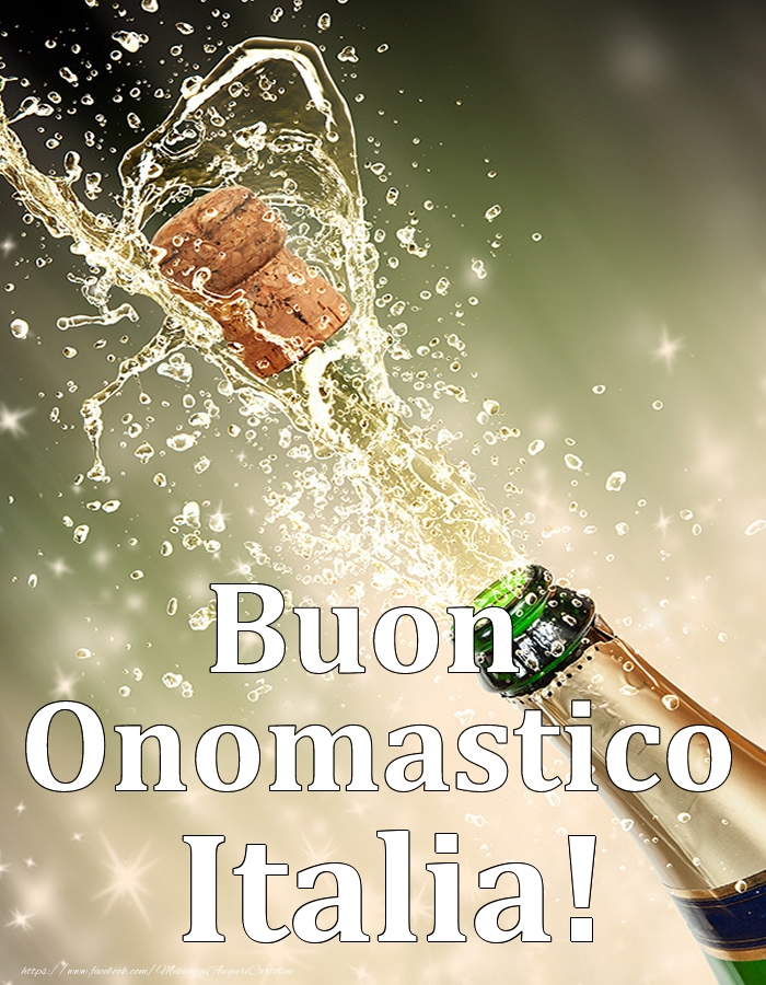  Cartoline di onomastico - Champagne | Buon Onomastico Italia!