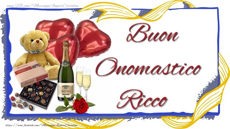  Cartoline di onomastico - Animali & Champagne & Regalo | Buon Onomastico Ricco