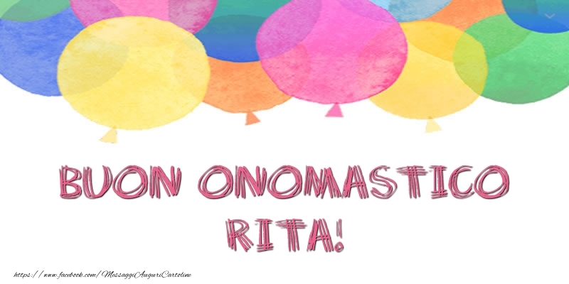 Cartoline di onomastico - Buon Onomastico Rita!