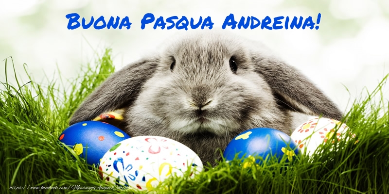  Cartoline di Pasqua - Coniglio & Uova | Buona Pasqua Andreina!