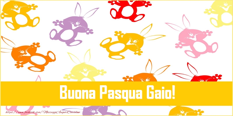  Cartoline di Pasqua - Coniglio | Buona Pasqua Gaio!