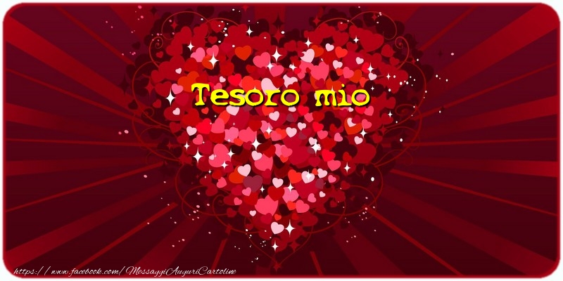 Cartoline d'amore per Moglie - Tesoro mio