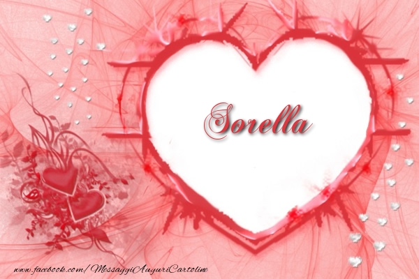 Cartoline d'amore per Sorella - Amore sorella