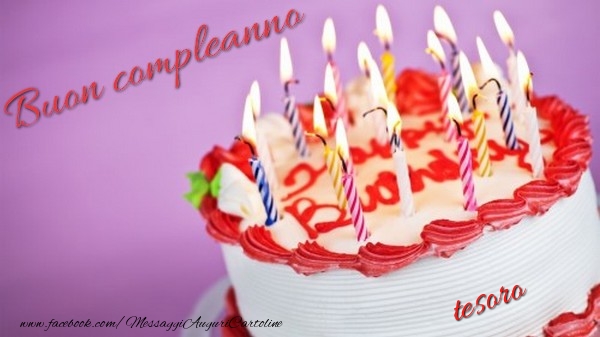 Cartoline di compleanno per Fidanzato - Buon compleanno, tesoro!