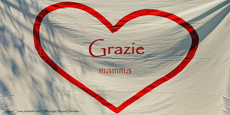 Cartoline di grazie per Mamma - Grazie mamma