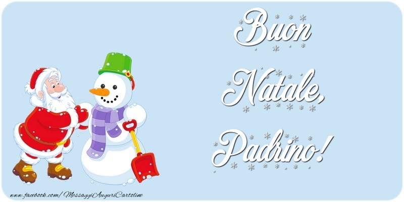 Cartoline di Natale per Padrino - Buon Natale, padrino