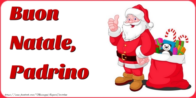 Cartoline di Natale per Padrino - Buon Natale, padrino