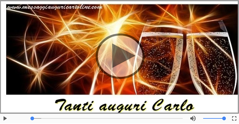 Tanti auguri a te Carlo!