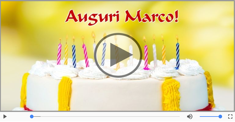 Tanti auguri a te Marco!