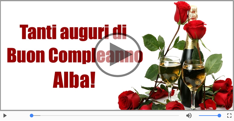 Buon Compleanno Alba!