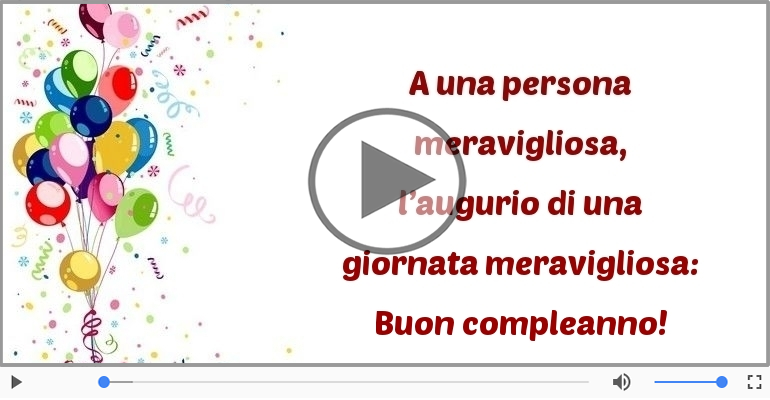 Buon compleanno!