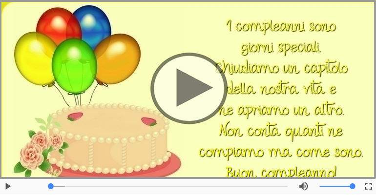 Buon compleanno!