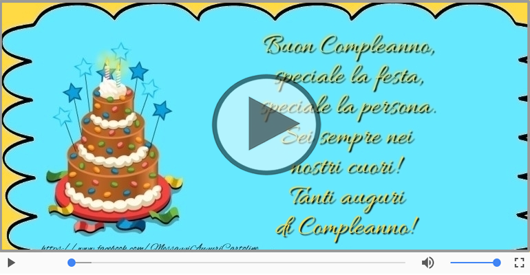 Buon compleanno!