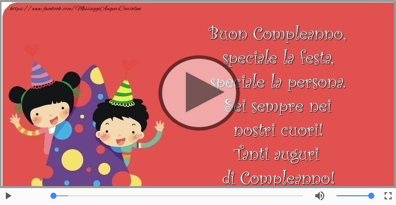 Buon compleanno!