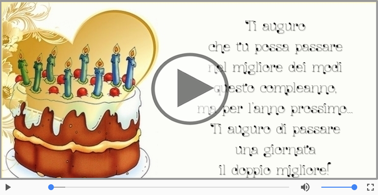 Buon compleanno!