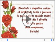 Cartoline Musicali Di Compleanno Con Nome Patrizia Messaggiauguricartoline Com